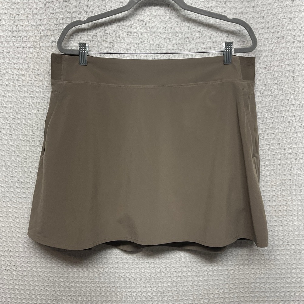NEW Athleta 4 Brooklyn Heights High Rise Skort Pyrite‎ Size 18 Tennis Gym Active